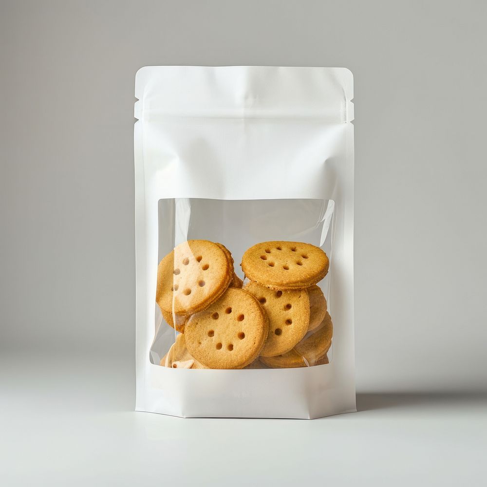 Paper bag packaging cookie food confectionery.