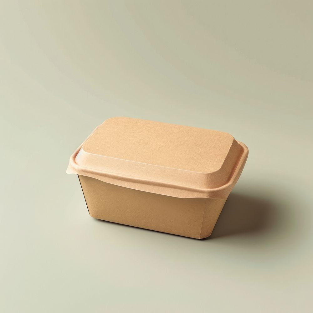 Paper lunchbox  simplicity container cardboard.