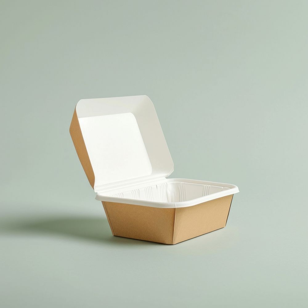 Paper lunchbox  cardboard carton paper.