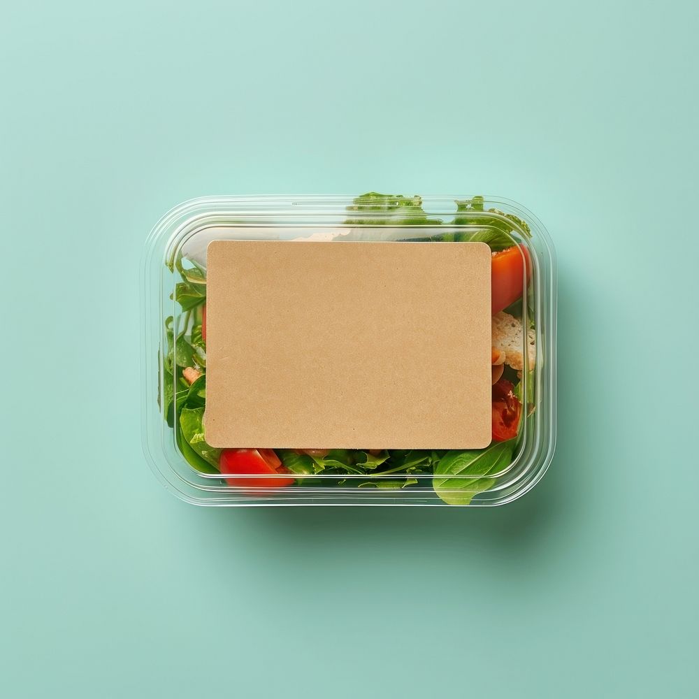 Paper Lunchbox packaging food lunch freshness.