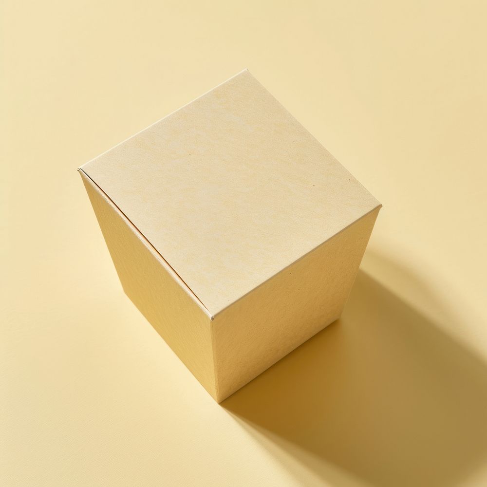 Tapered paper box  carton simplicity rectangle.