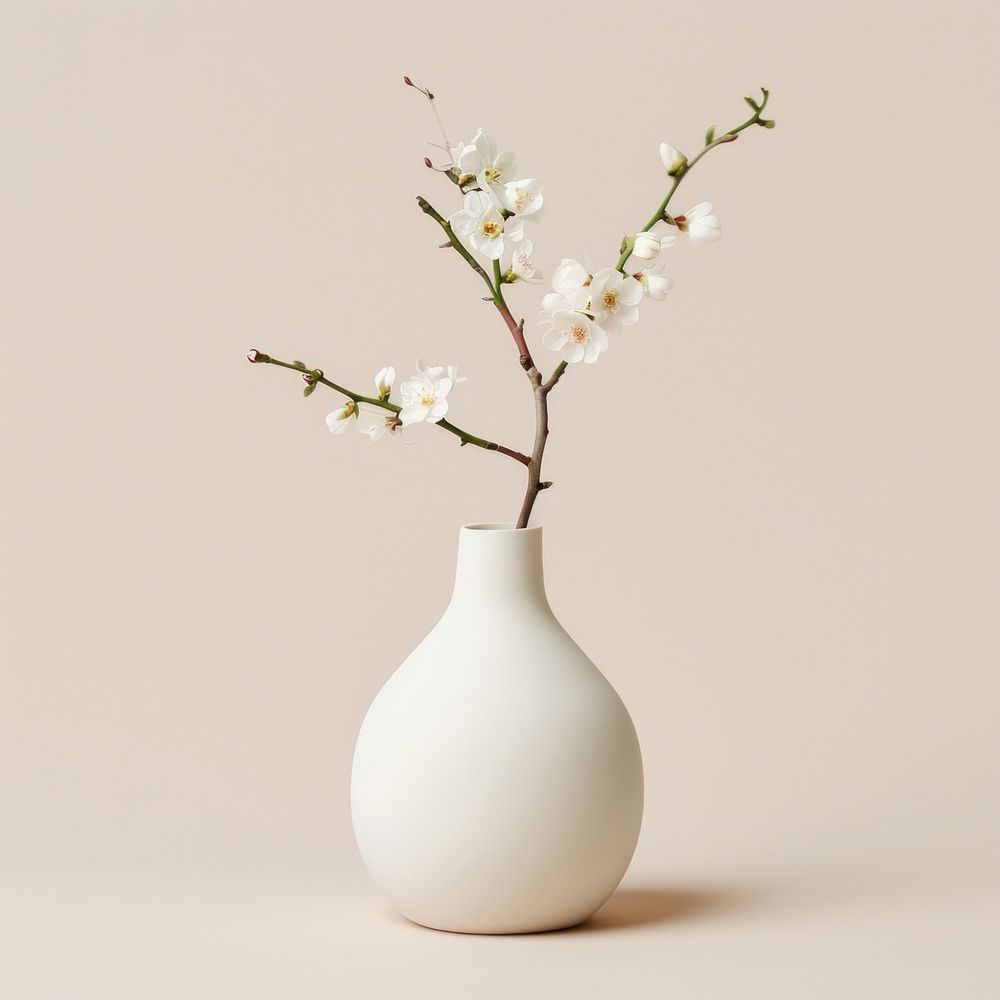 Ceramic vase  flower ceramic blossom.