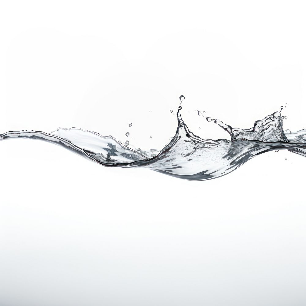 Simple Water splashes water simplicity splattered. AI generated Image by rawpixel.