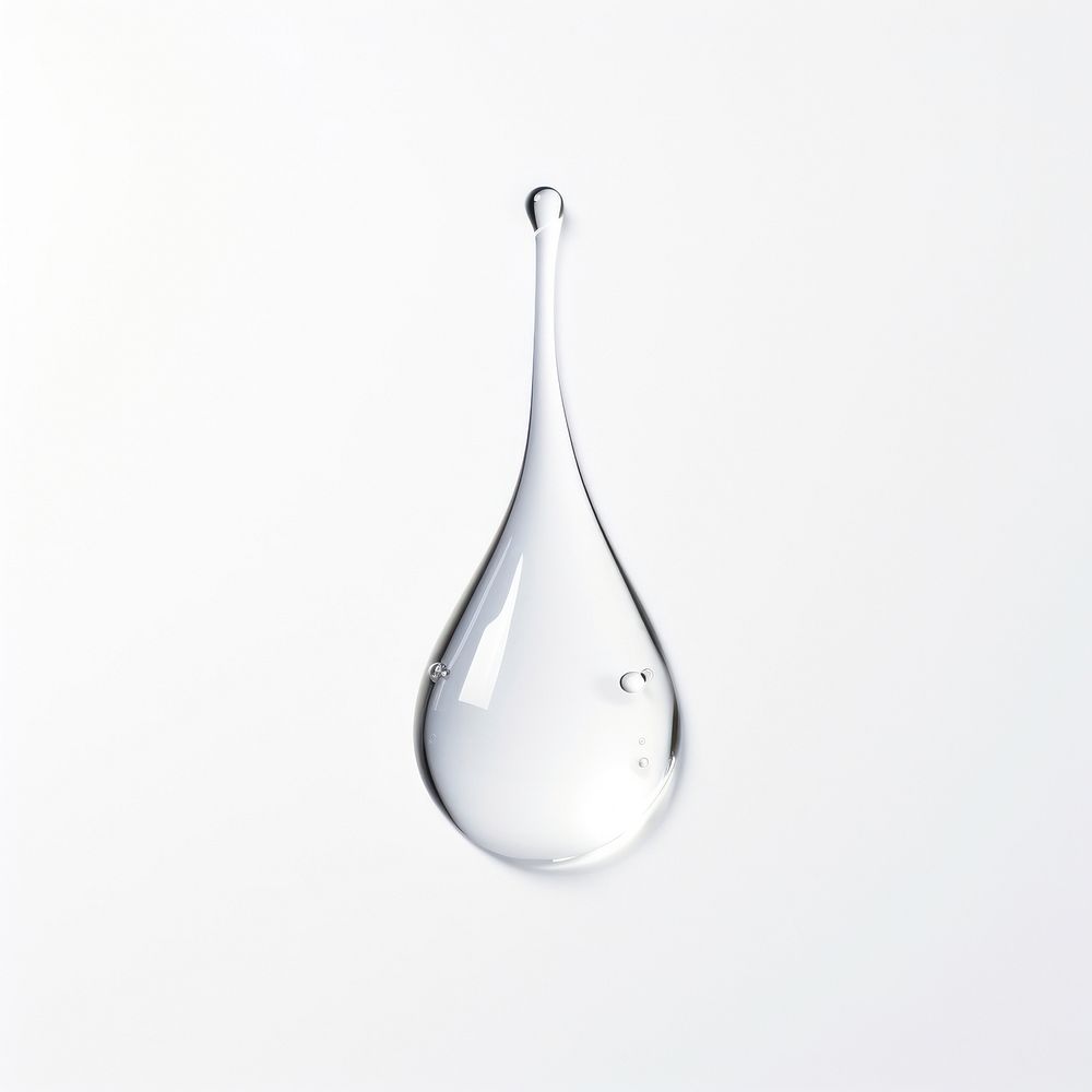 Water drop glass white background transparent. AI generated Image by rawpixel.