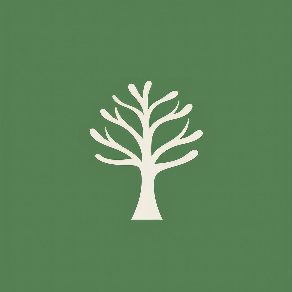 Tree icon plant green logo.
