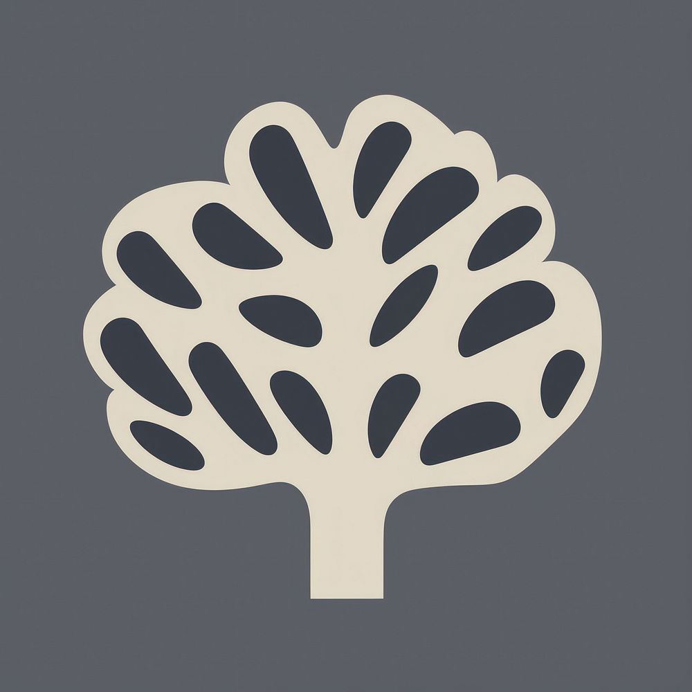 Tree icon symbol plant pattern.