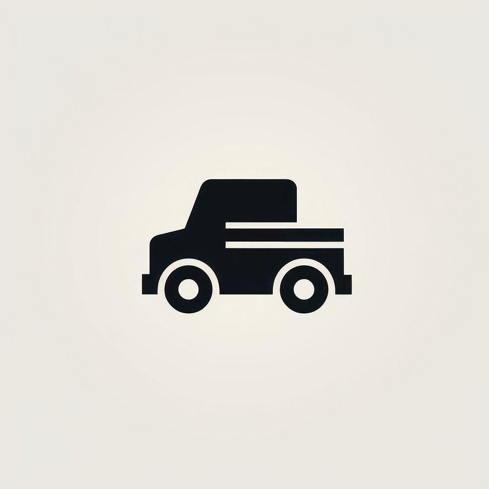 Truck icon vehicle transportation symbol.
