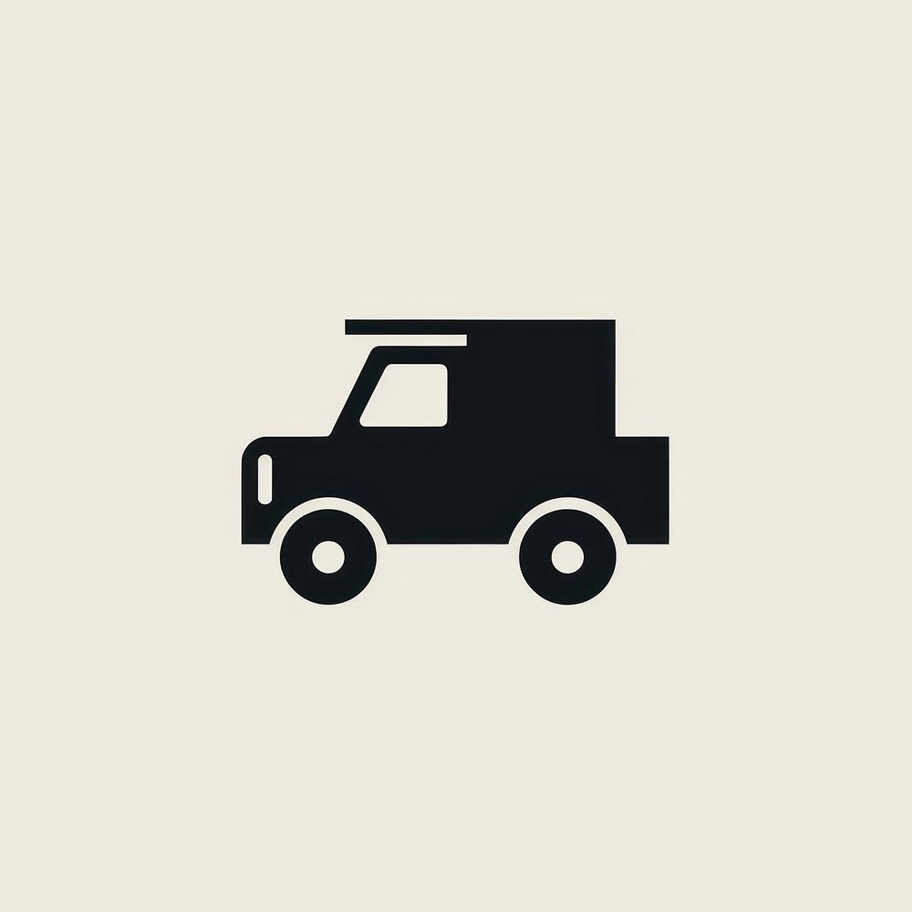 Truck icon vehicle transportation .