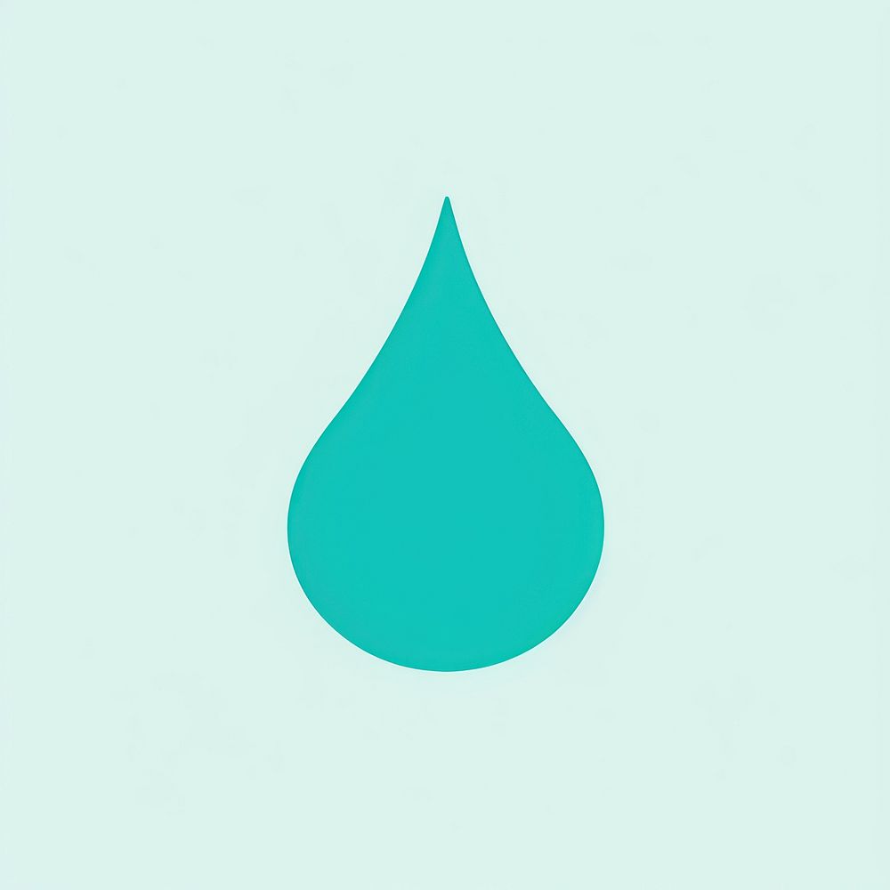 Water drop icon backgrounds turquoise logo.