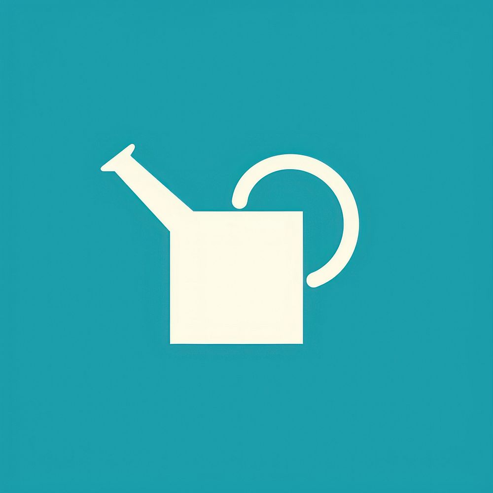 Watering can icon refreshment kettle symbol.