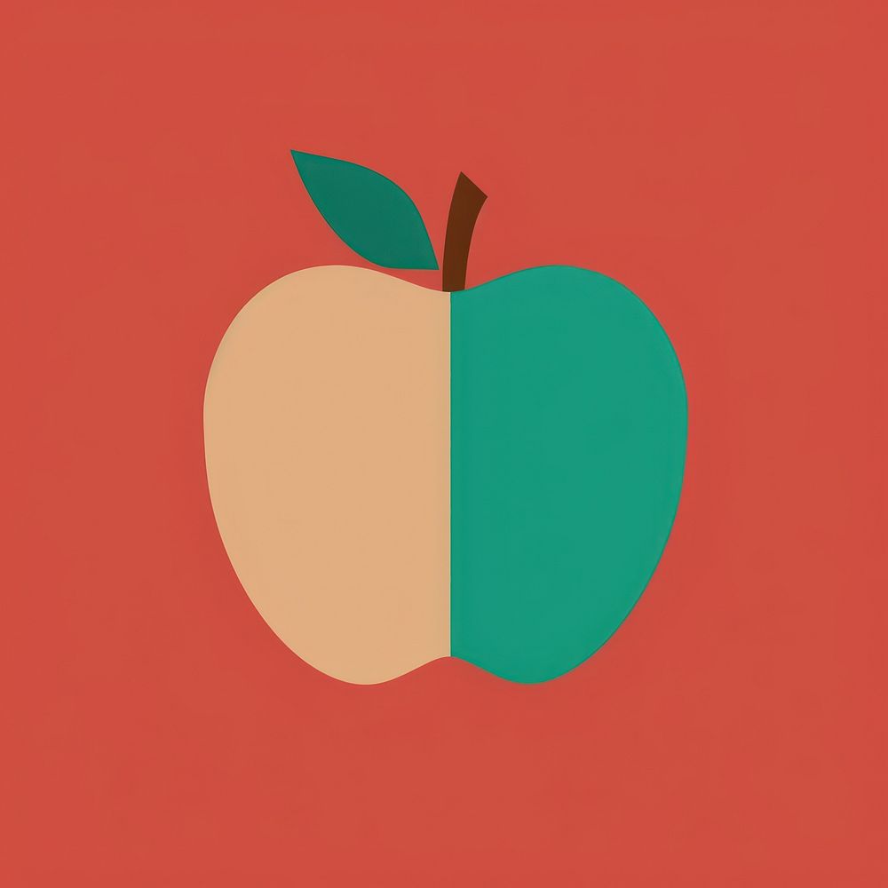 Apple icon fruit plant food.