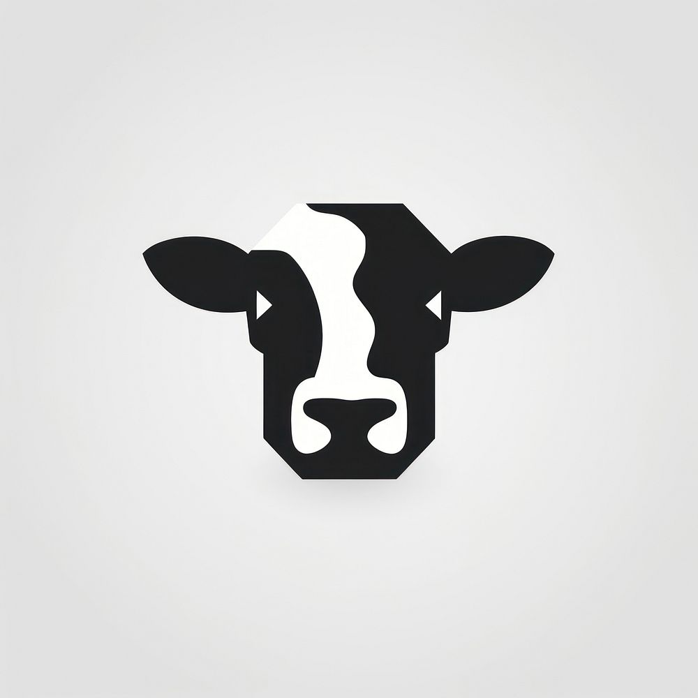 Cow icon livestock mammal cattle.