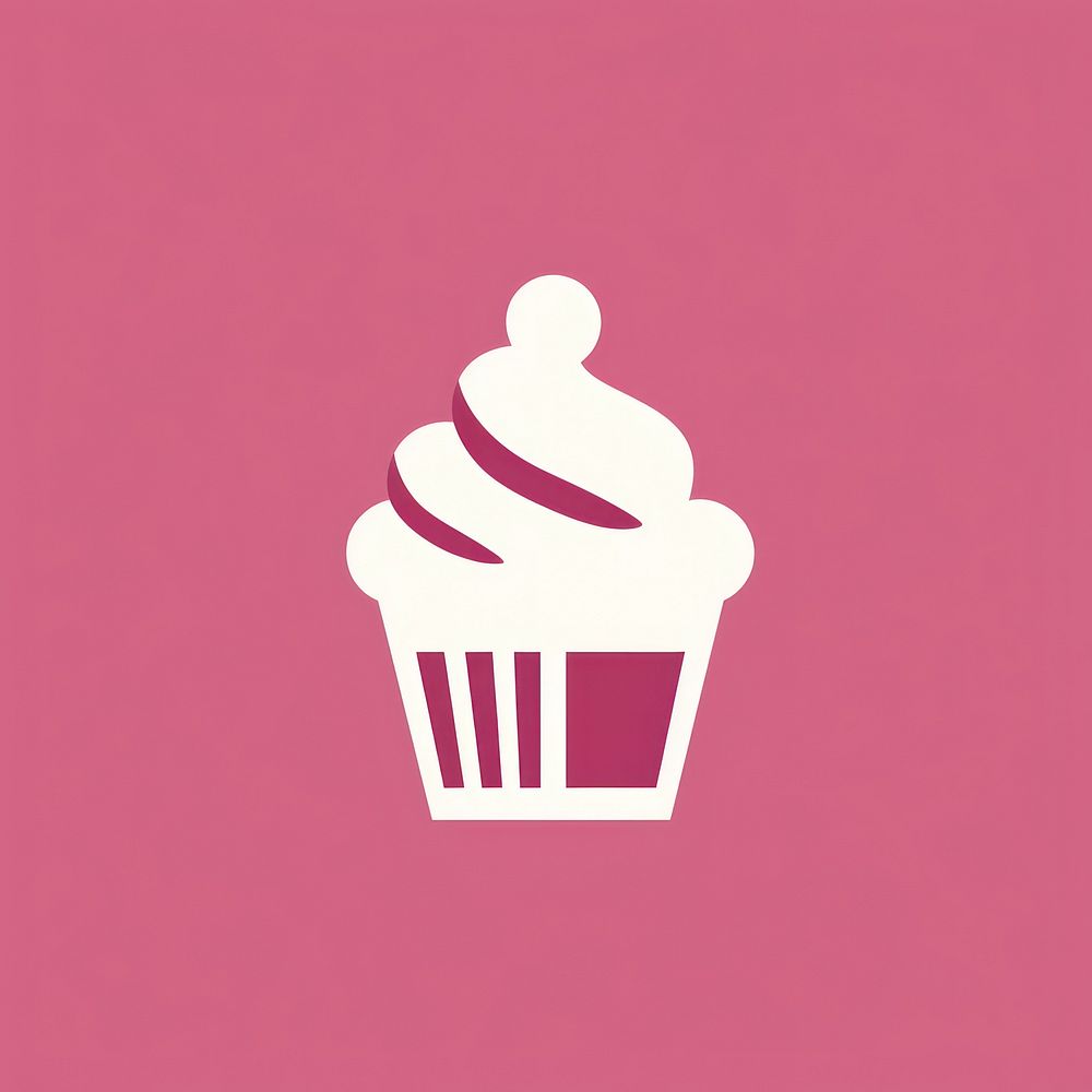 Cupcake icon dessert food muffin.