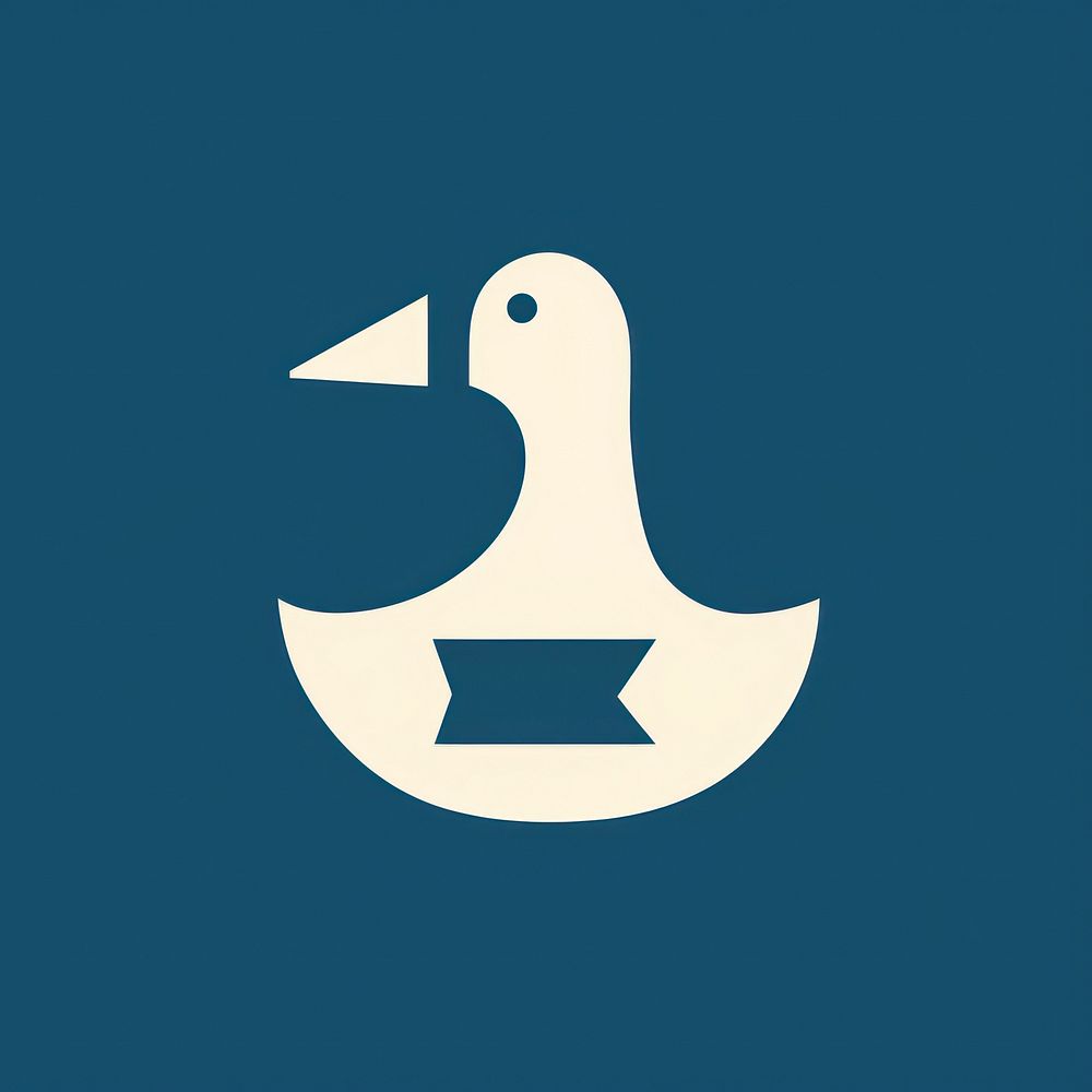 Duck icon symbol logo trademark.