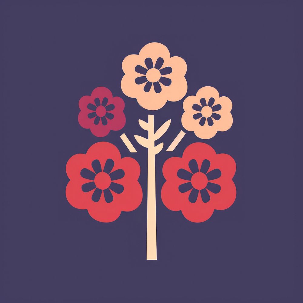 Flower bouquet icon pattern symbol plant.