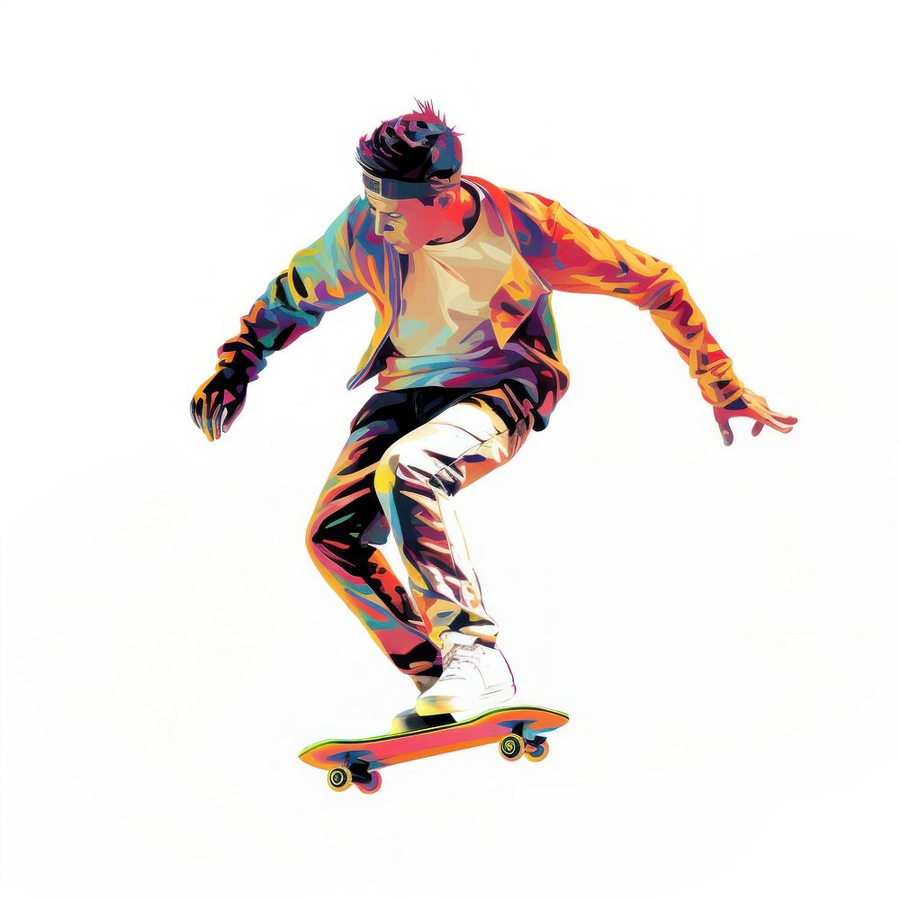 Skateboarder skateboard skateboarder adult.