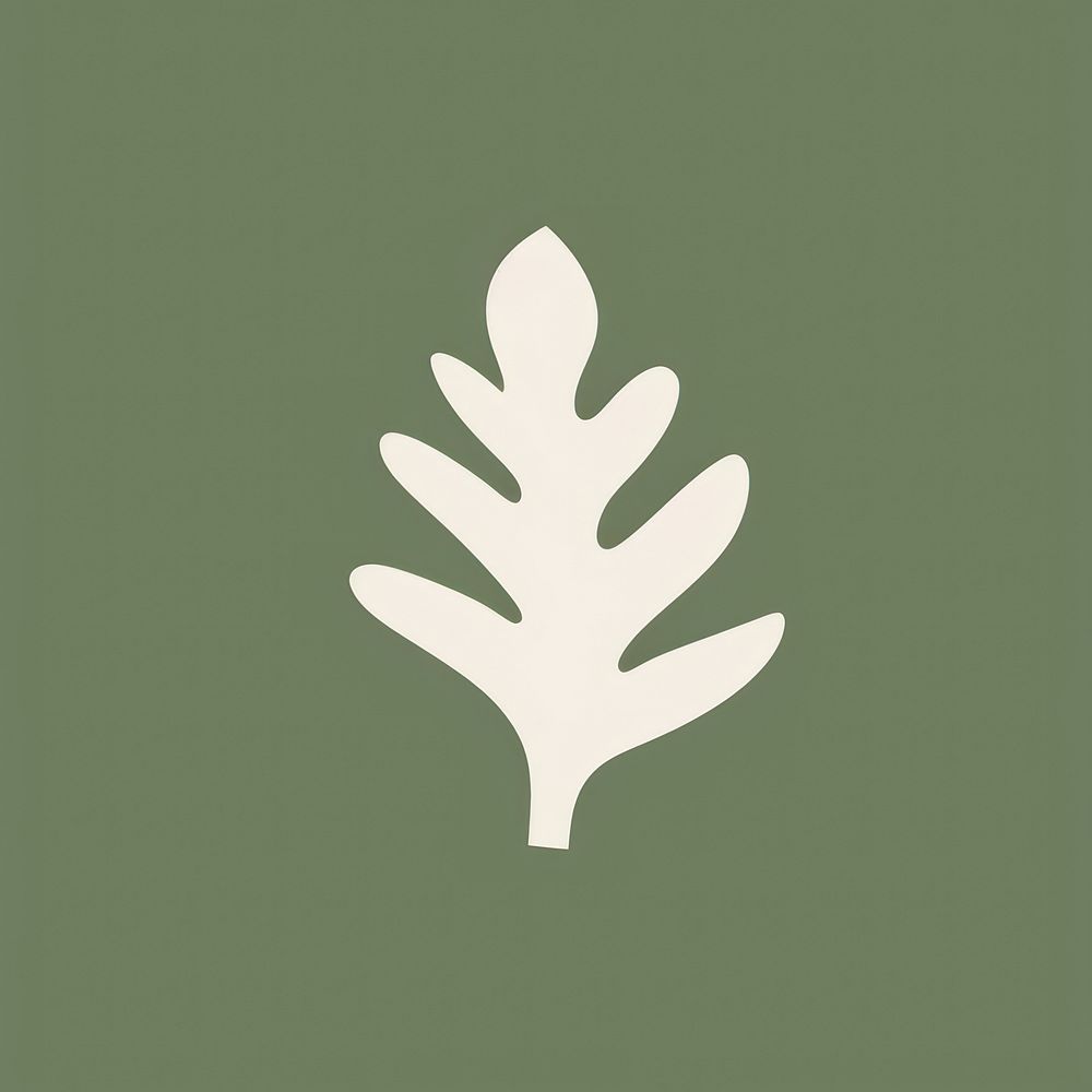 Leaf icon symbol plant logo.