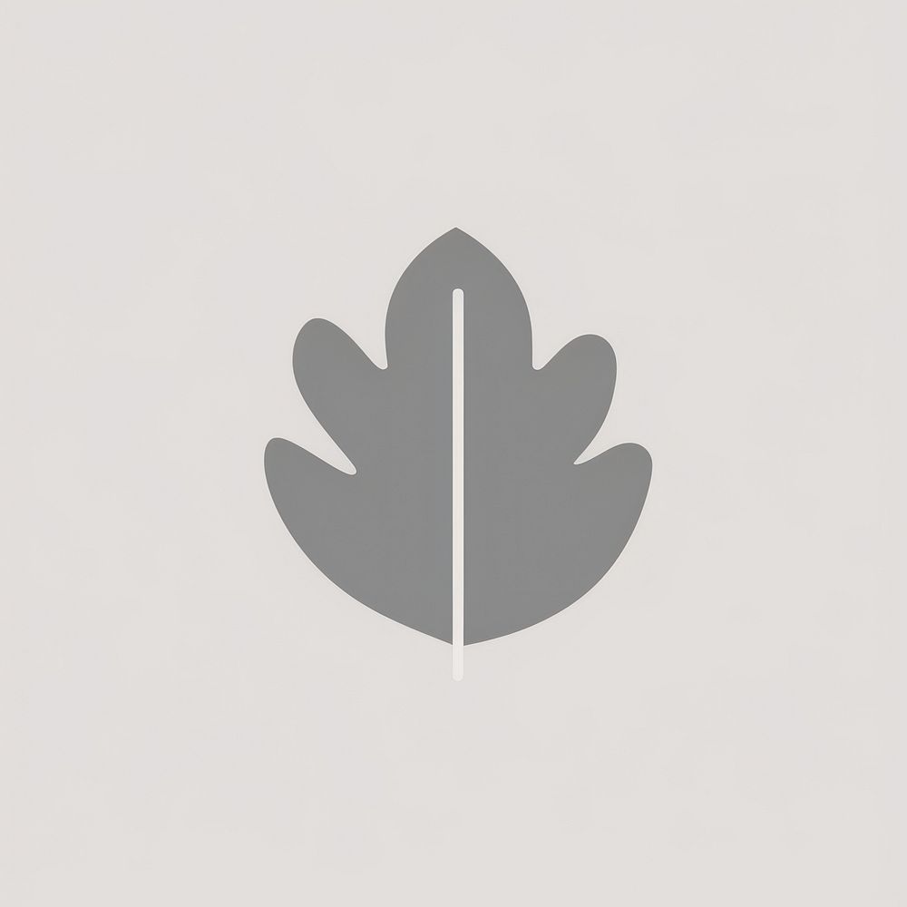Leaf icon plant logo pattern.