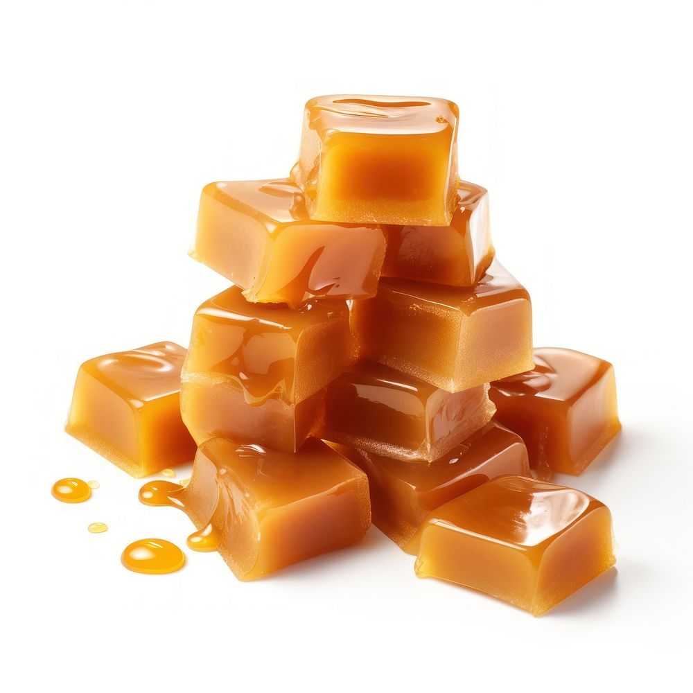 Caramel candy dessert caramel food. AI generated Image by rawpixel.