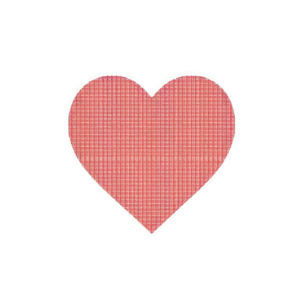 Heart emoji backgrounds white background textile. AI generated Image by rawpixel.