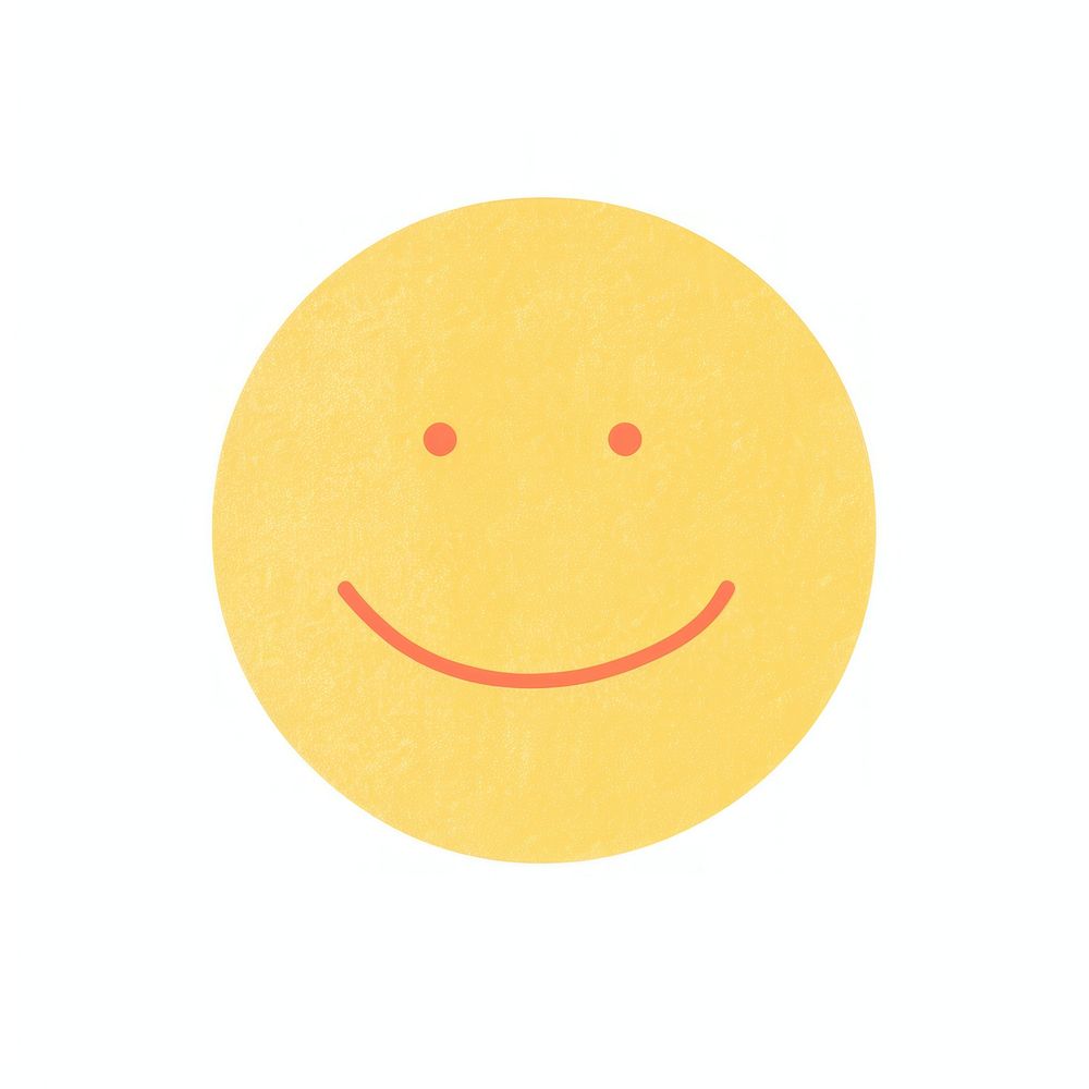 Laughing emoji white background anthropomorphic happiness. AI generated Image by rawpixel.