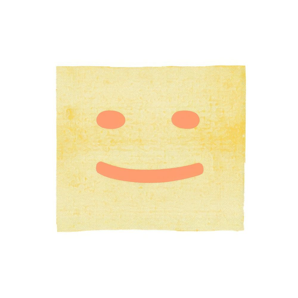 Wink face emoji white background anthropomorphic representation. AI generated Image by rawpixel.