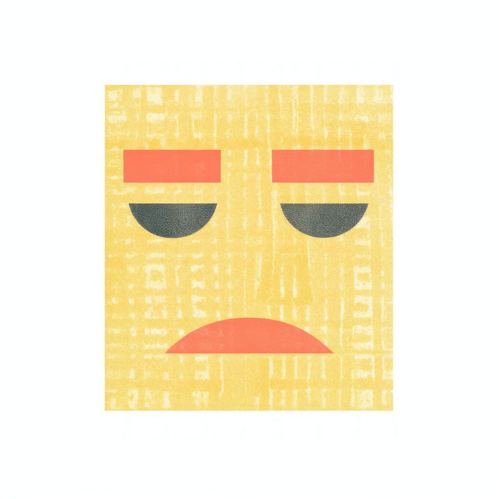 Woozy face emoji backgrounds symbol white background. AI generated Image by rawpixel.