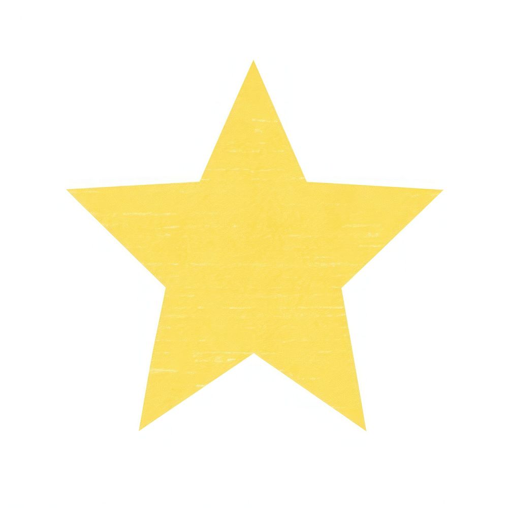 Star yellow symbol shape. AI generated Image by rawpixel.