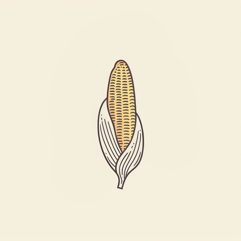 Corn icon plant food vegetable.