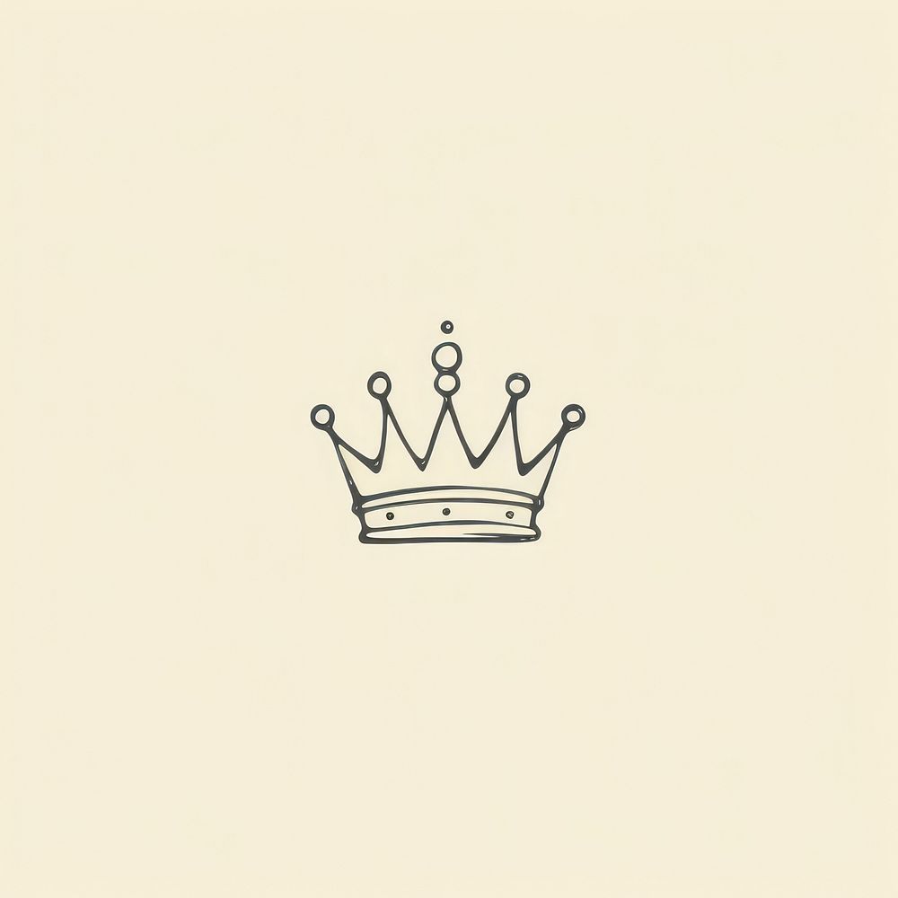 Crown icon drawing tiara text.
