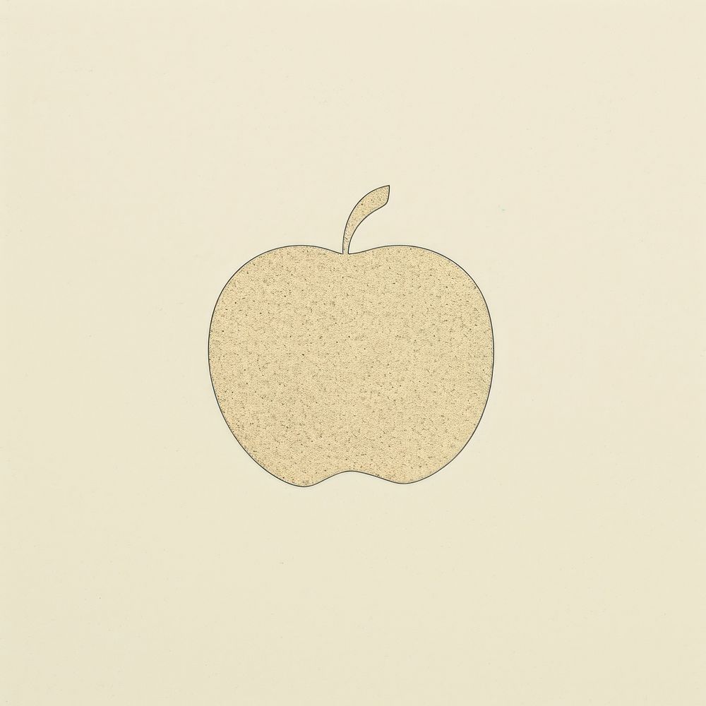 Apple icon plant simplicity pattern.