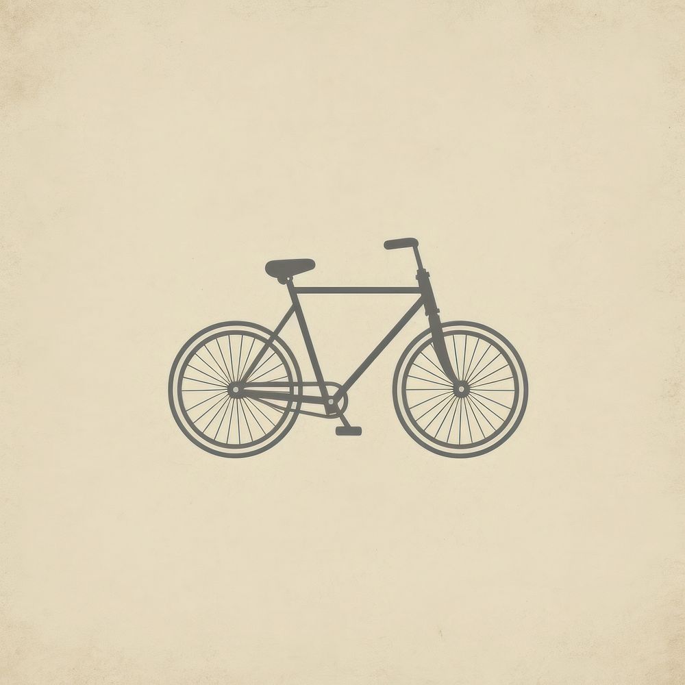 Bicycle icon vehicle drawing wheel.