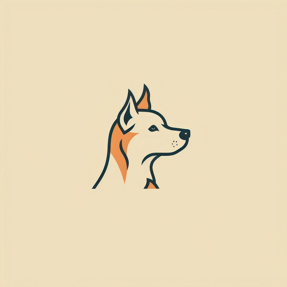 Dog icon drawing animal mammal.