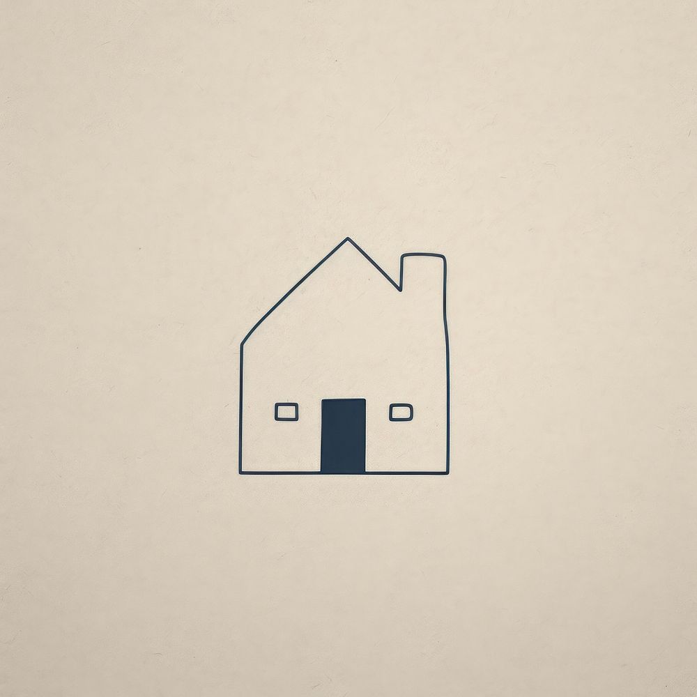 House icon drawing shape architecture.