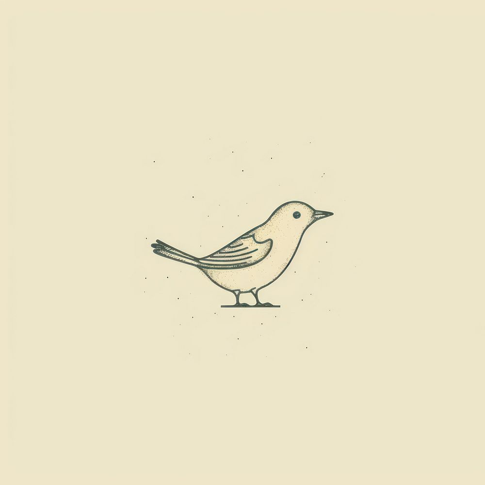 Vintage bird icon drawing animal | Free Photo Illustration - rawpixel