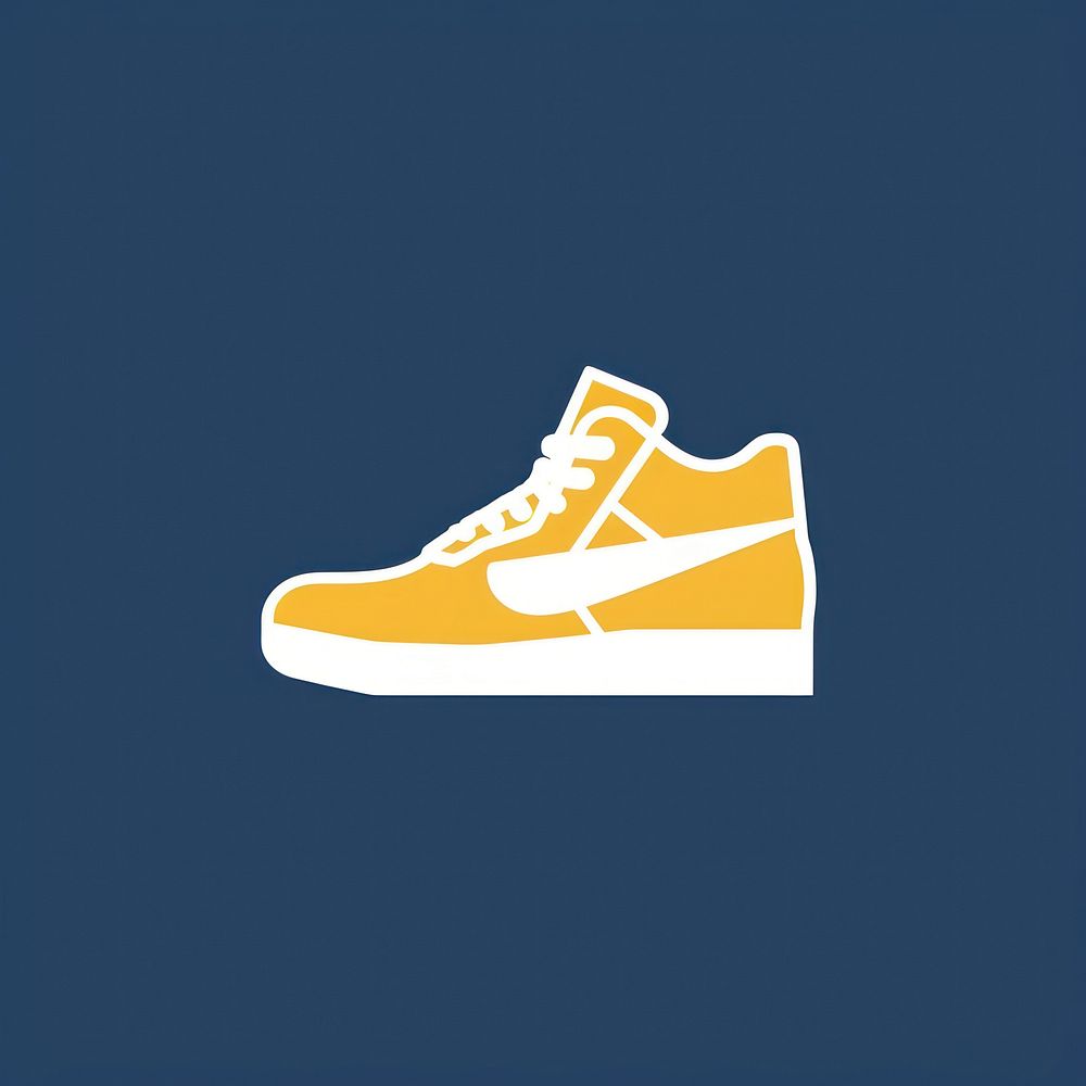 Sneakers icon footwear shoe clothing.