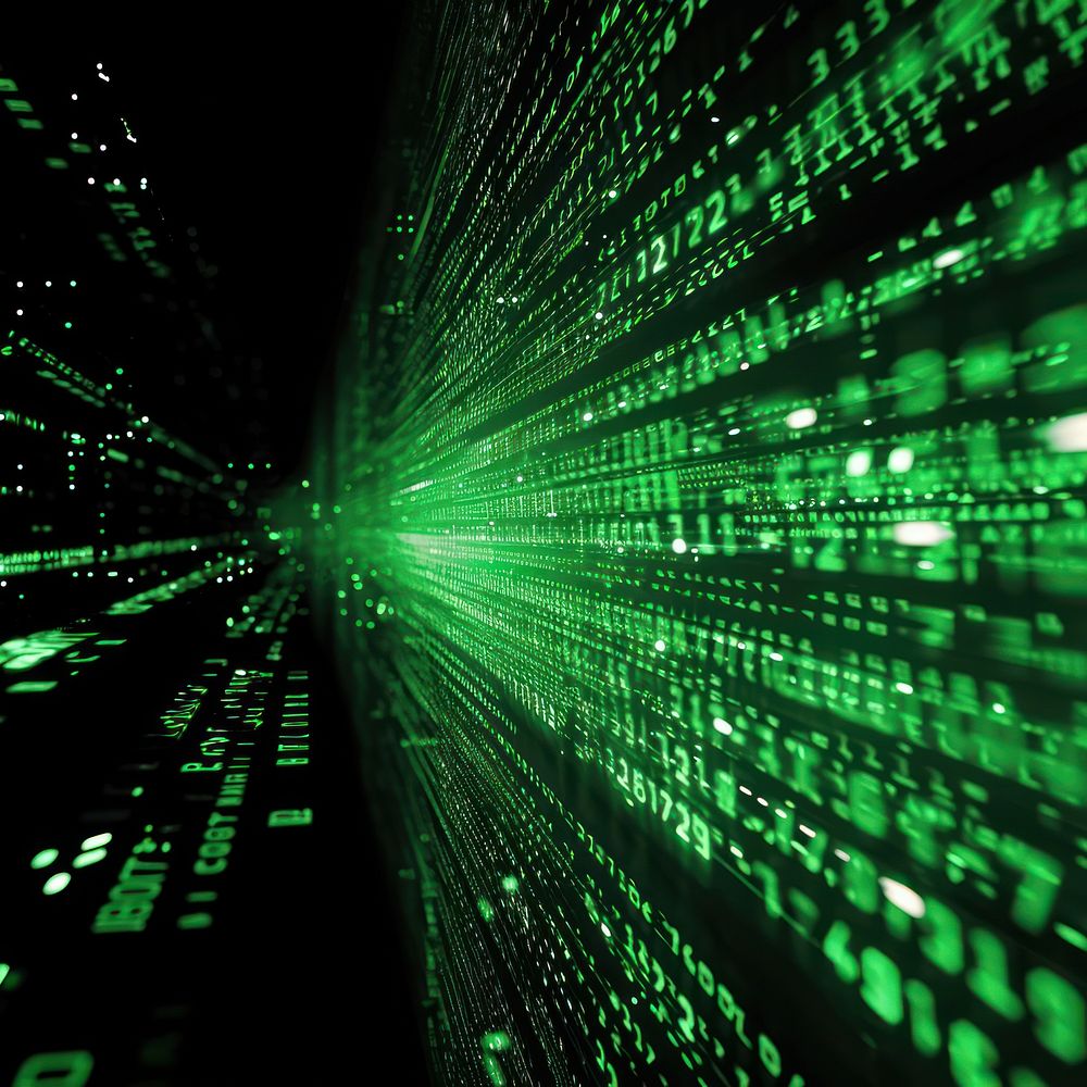 Green data screen light backgrounds | Free Photo Illustration - rawpixel