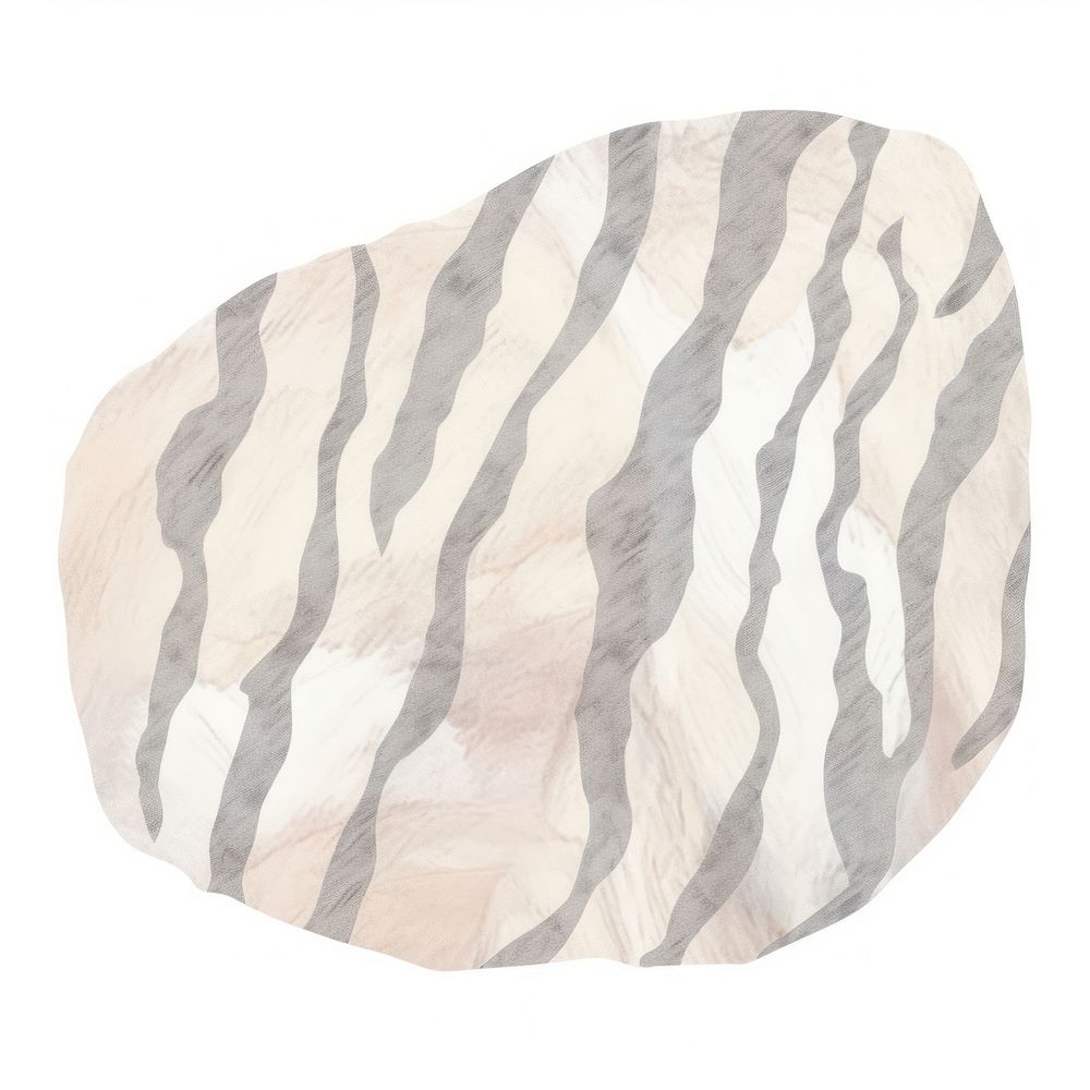 Zebra skin marble distort shape paper white background blackboard.