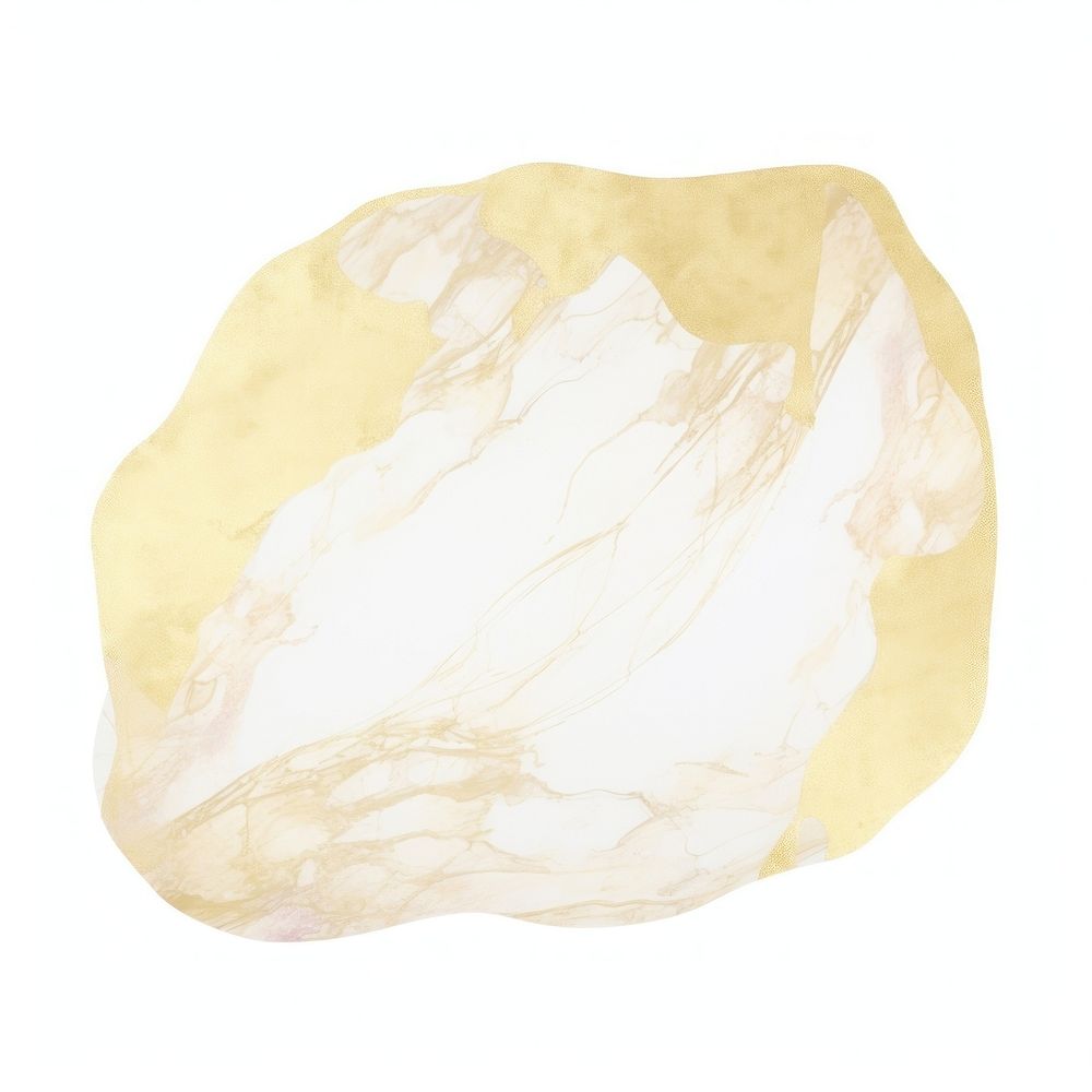 Gold marble distort shape abstract jewelry paper.