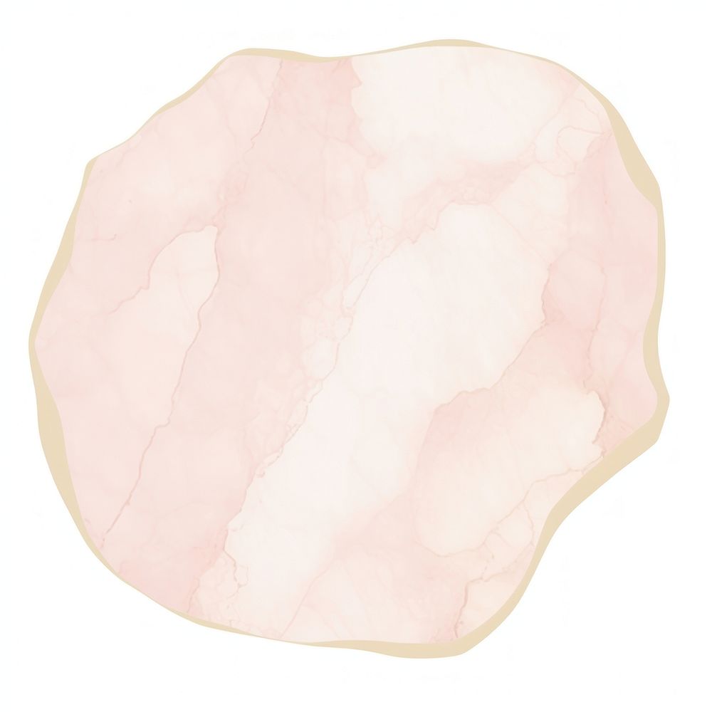 Pink marble distort shape paper white background microbiology.