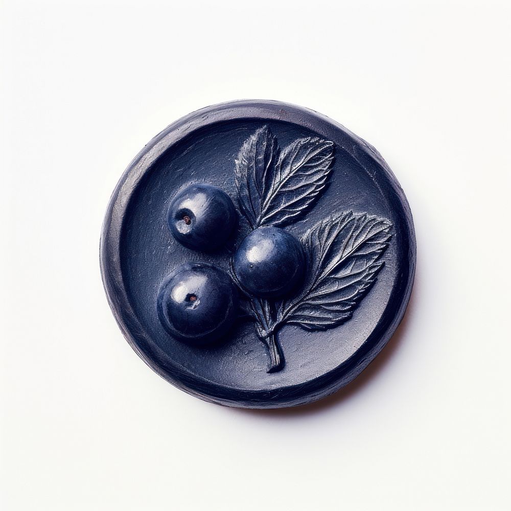 Seal Wax Stamp Blueberry fruit | Free Photo - rawpixel