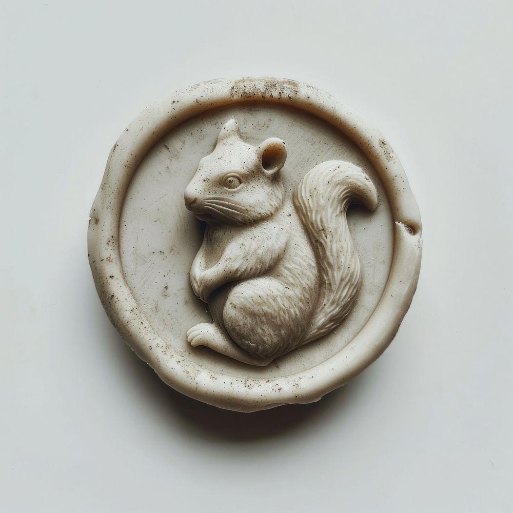 Seal Wax Stamp squirrel craft representation accessories.