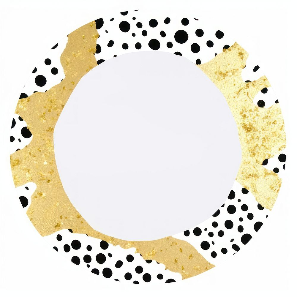 Circle ripped paper backgrounds shape white background.