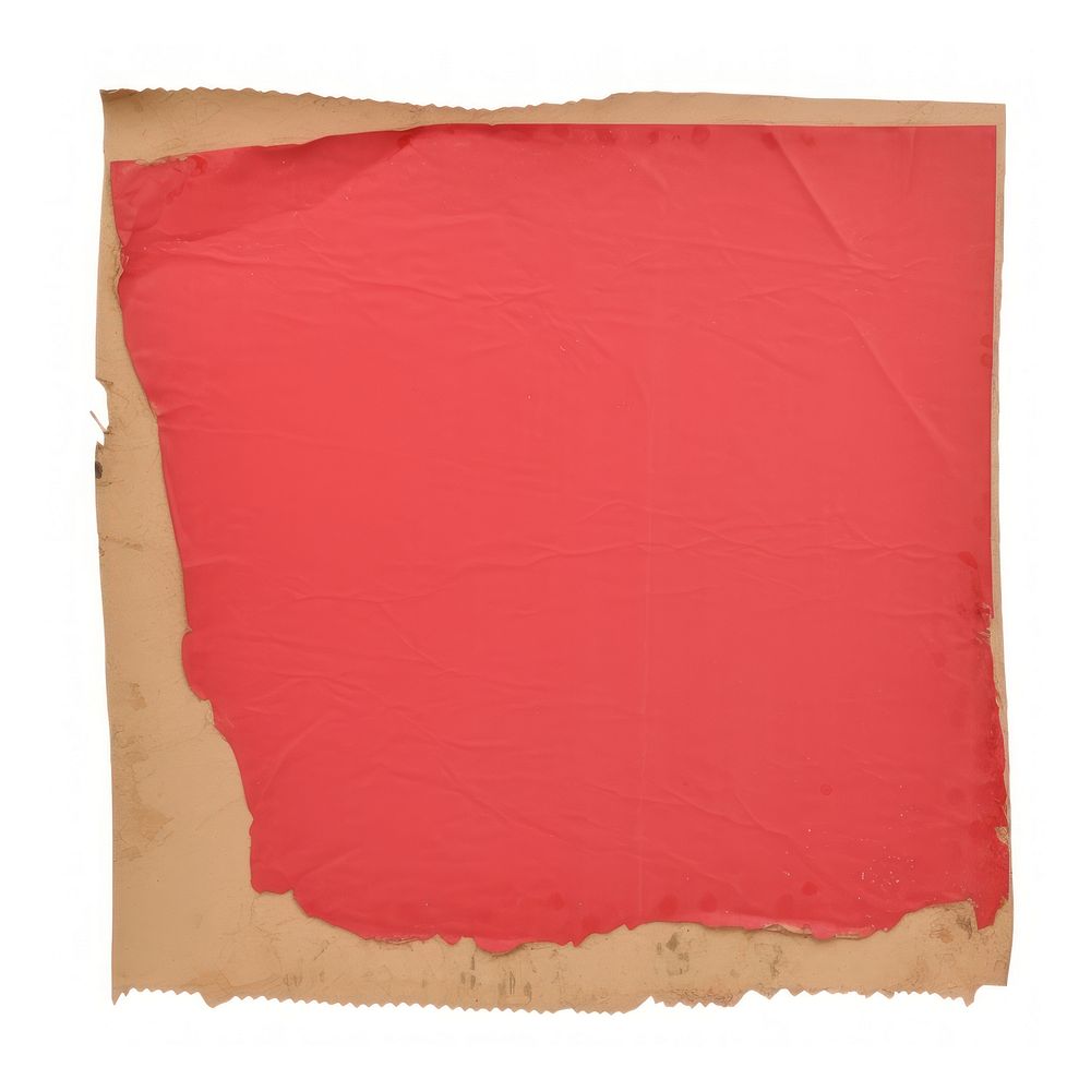 Red paper backgrounds white background.