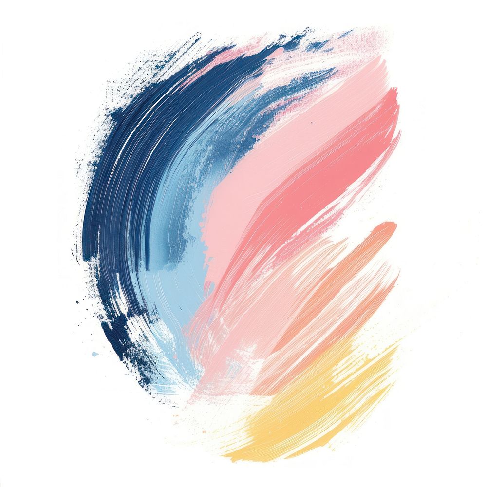 Abstract pastel brush stroke backgrounds painting white background.