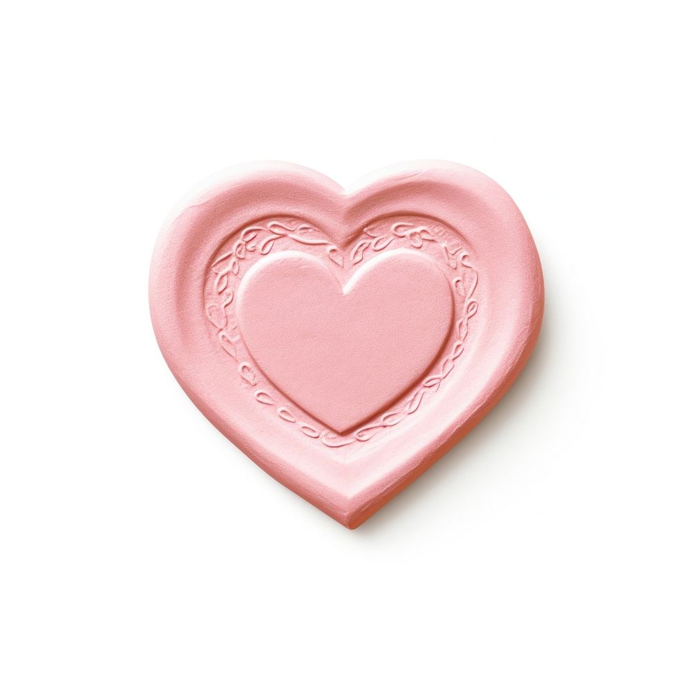 Heart pink white background accessories.