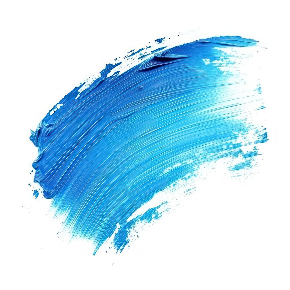 Light blue brush stroke backgrounds paint white background.