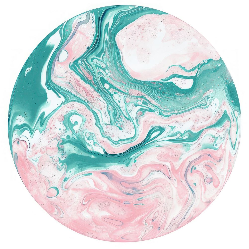 Marble microbiology creativity turquoise.