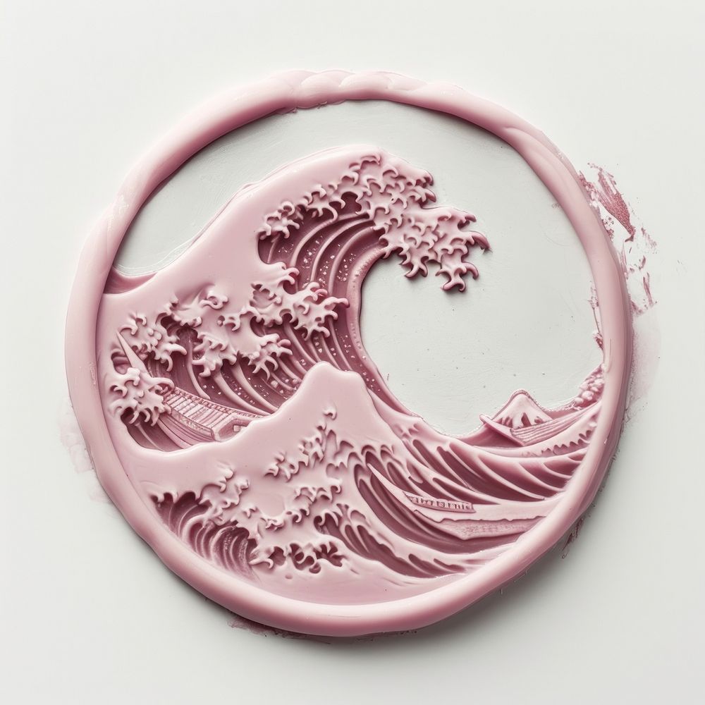Wave art porcelain dishware.