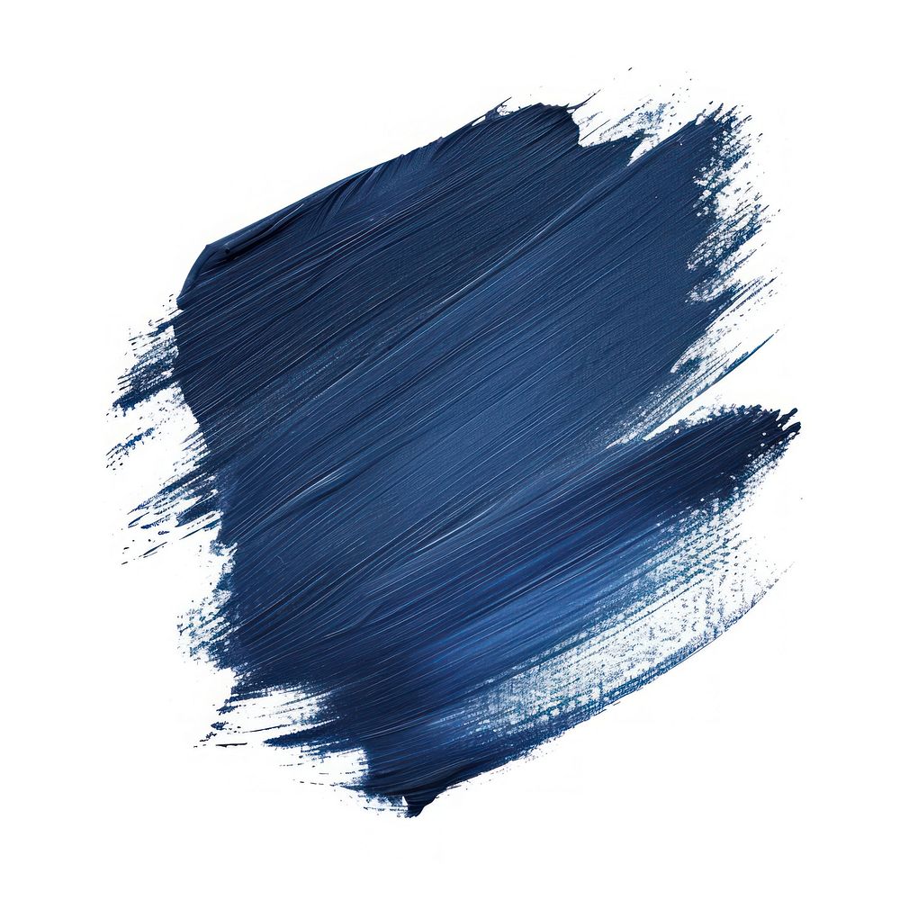 Pastel dark blue brush stroke backgrounds paint white background.